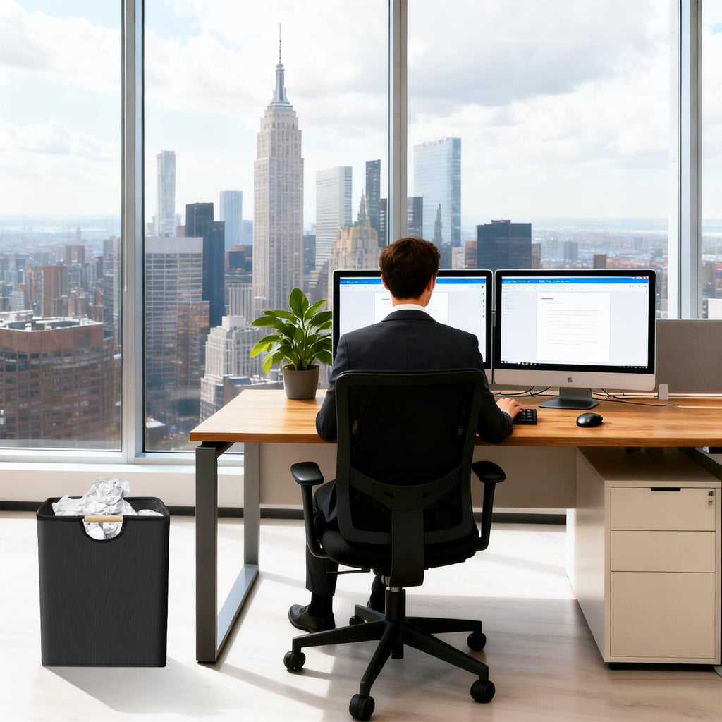 LZDMY Papierkorb Mülleimer Büro 36L, Kleine Abfalleimer Büromülleimer