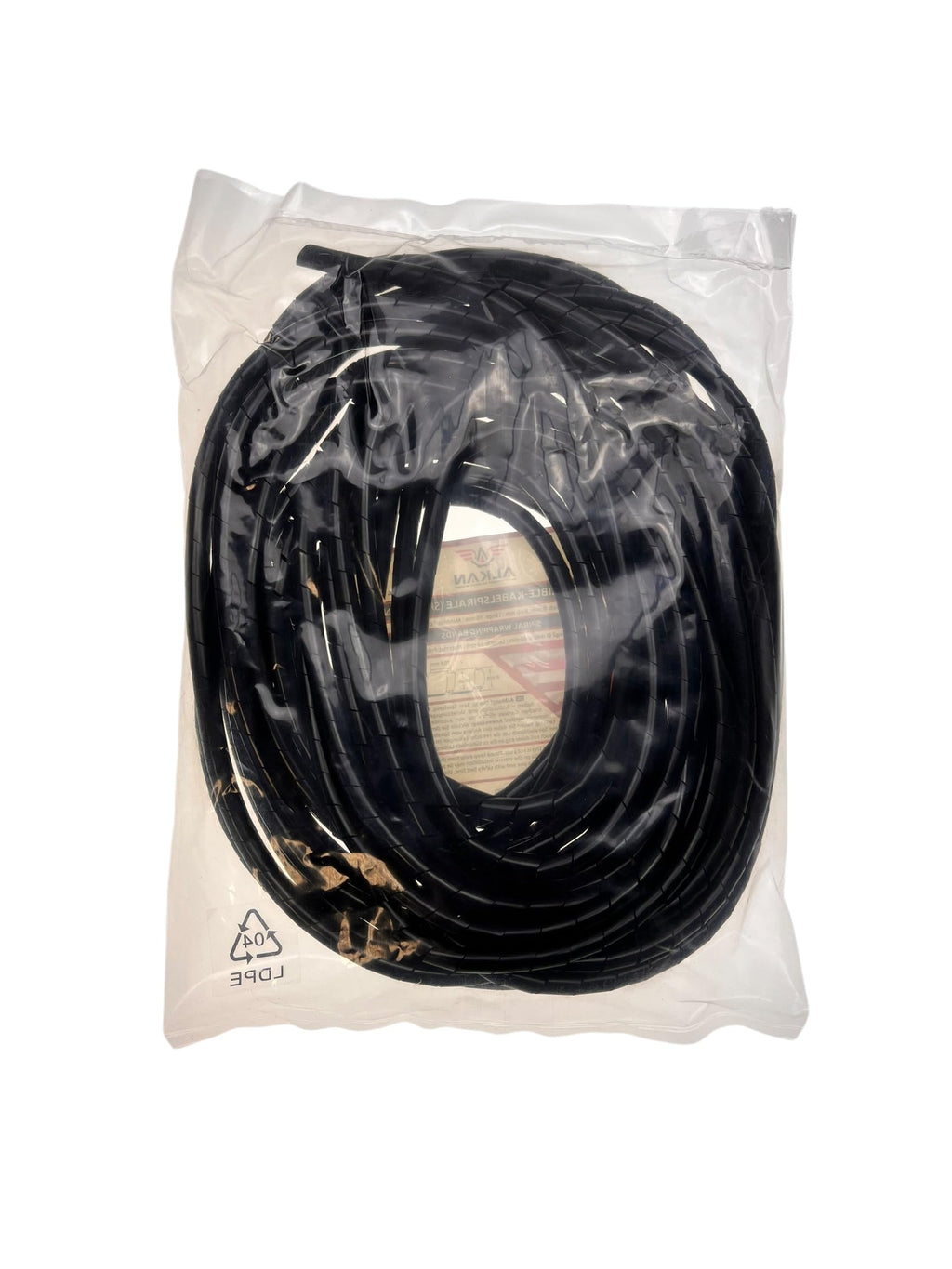 Alkan Kabelspirale schwarz Bündelbereich Ø 6-60 mm 10 m
