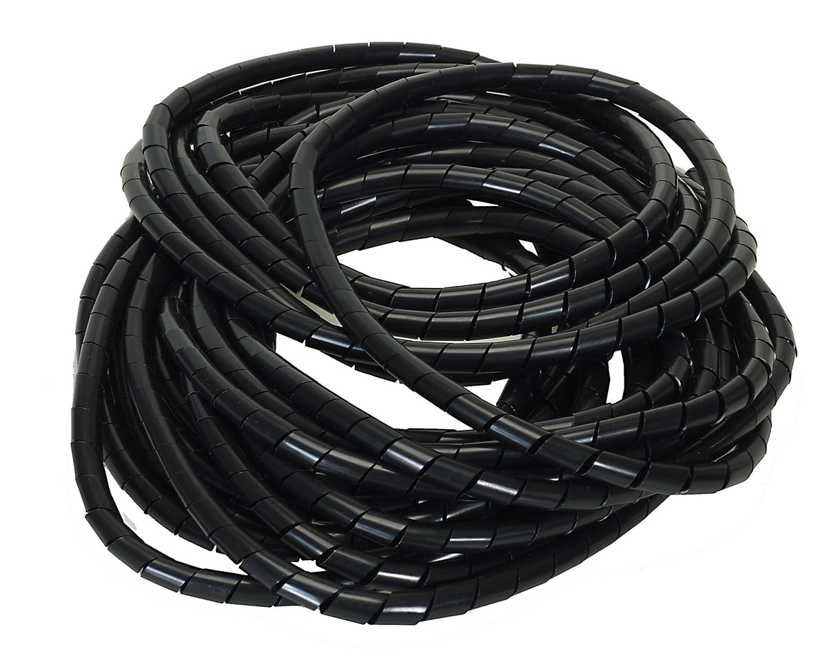 Alkan Kabelspirale schwarz Bündelbereich Ø 6-60 mm 10 m