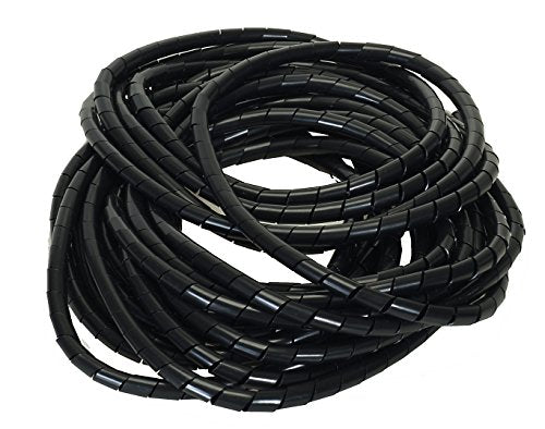 Alkan Kabelspirale schwarz Bündelbereich Ø 6-60 mm 10 m