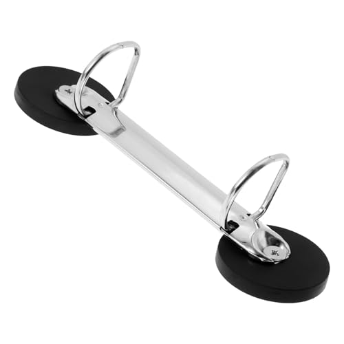 VANZACK 4 Stück Magnetischer Ordnerhalter aus Eisen mit Großem Fassungsvermögen und Stabilem Multifunktionalem Design für Büro und Zuhause
