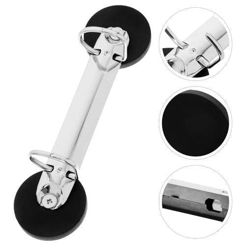 VANZACK 4 Stück Magnetischer Ordnerhalter aus Eisen mit Großem Fassungsvermögen und Stabilem Multifunktionalem Design für Büro und Zuhause