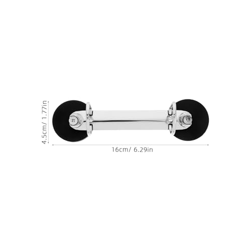 VANZACK 4 Stück Magnetischer Ordnerhalter aus Eisen mit Großem Fassungsvermögen und Stabilem Multifunktionalem Design für Büro und Zuhause