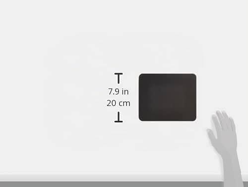 Fellowes Mauspad aus Schaumstoff, Mousepad mit Rutschfester Unterseite, langlebige Polyesteroberfläche, aus 50% recyceltem Material, Maße: 18,6 x 22,4 x 0,6 cm, Farbe: grau