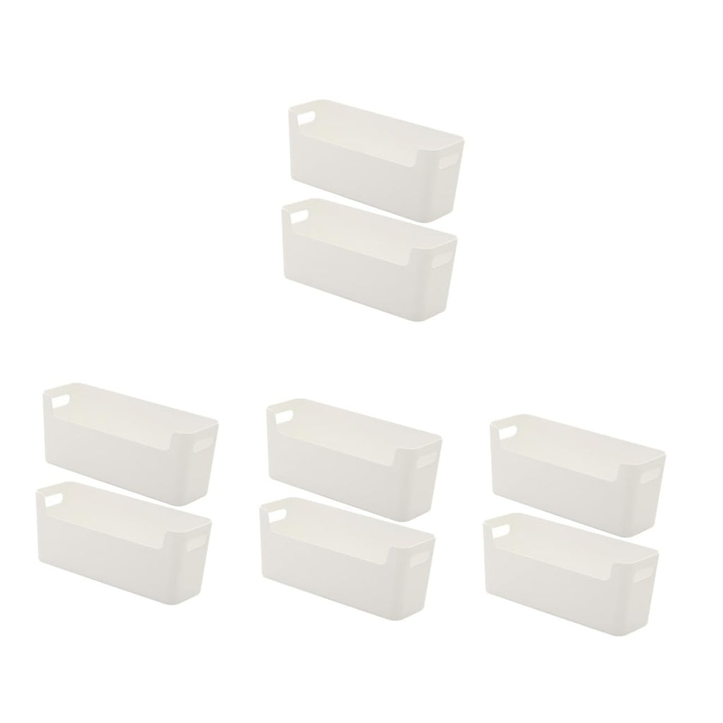 Alipis 4 Sätze Kleiner Organizer Für Zu Hause Buch Aufbewahrungsbox Office Organizer Montiert Badezimmerschrank- Zur Wandmontage Kommode Schultisch-boxen Pp 2 Stück * 4