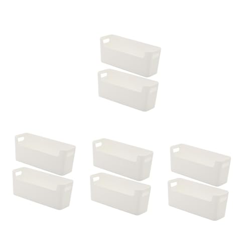 Alipis 4 Sätze Kleiner Organizer Für Zu Hause Buch Aufbewahrungsbox Office Organizer Montiert Badezimmerschrank- Zur Wandmontage Kommode Schultisch-boxen Pp 2 Stück * 4