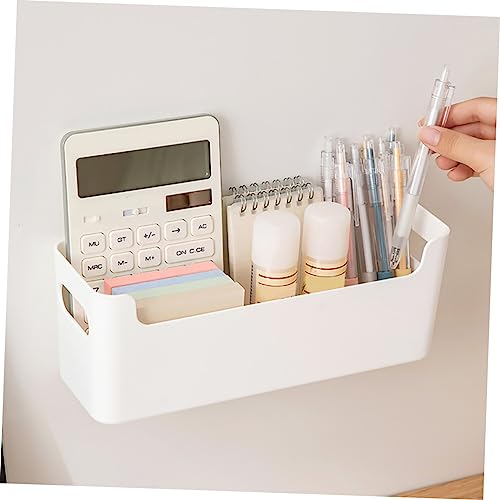 Alipis 4 Sätze Kleiner Organizer Für Zu Hause Buch Aufbewahrungsbox Office Organizer Montiert Badezimmerschrank- Zur Wandmontage Kommode Schultisch-boxen Pp 2 Stück * 4
