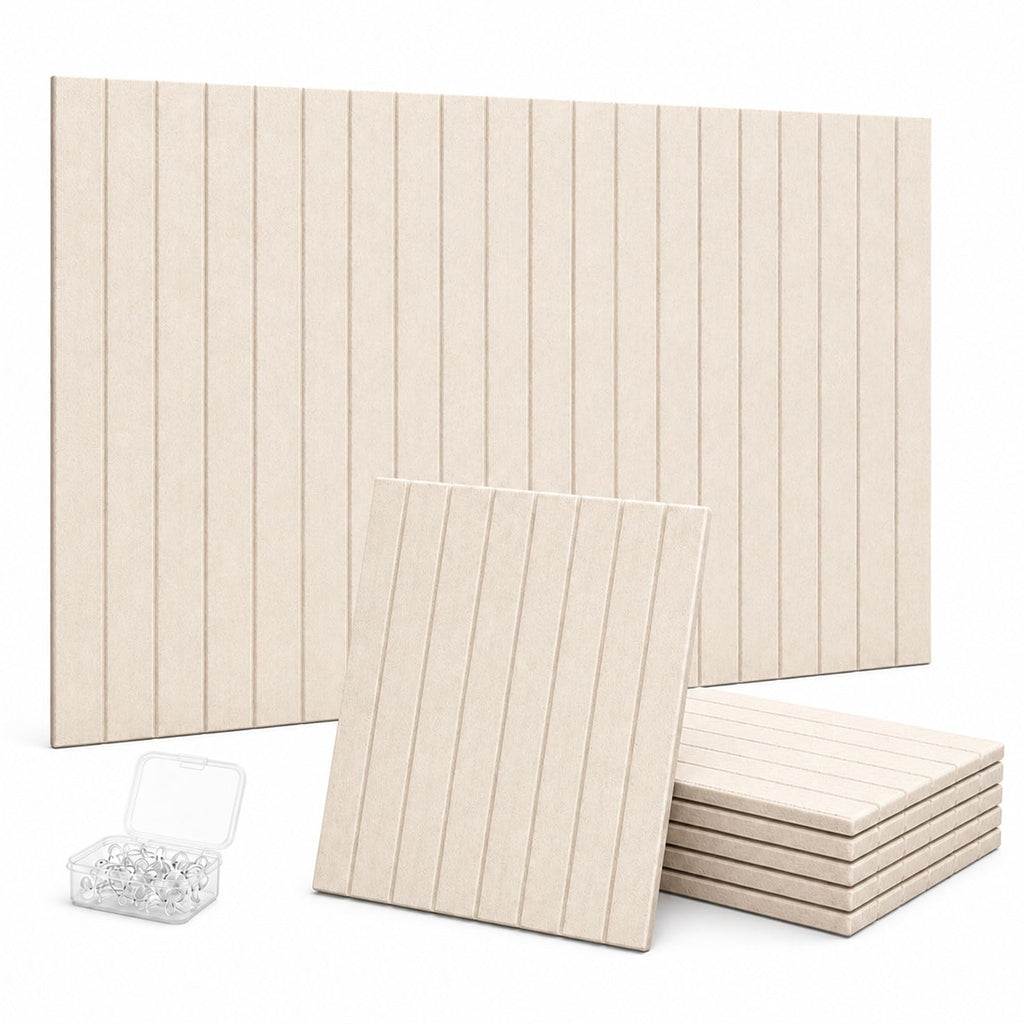Filz Pinnwand 90 x 60 cm, 6er Set Beige