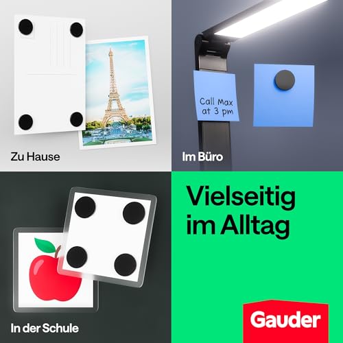 GAUDER Magnetpunkte selbstklebend stark, runde Magnete (20x2mm - 100 STK)