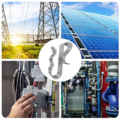 60 Solarkabel-Clips aus Edelstahl für PV-Kabel