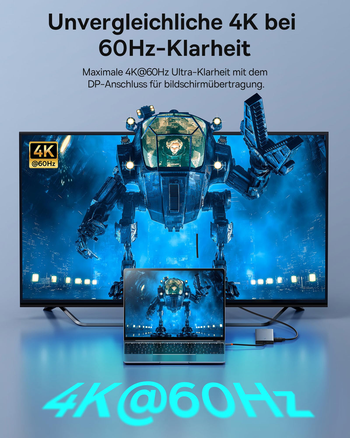 【Chip-Optimiert】Baseus USB C Docking Station 3 Monitore, 13-in-1 USB C Hub mit 2 HDMI 4K@60Hz, DisplayPort 4K@60Hz, VGA, USB 3.1 10 Gbps, PD 100W und Ethernet für Dell/HP/Lenovo/Surface Laptop