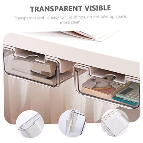 2stücke Aufbewahrungsboxen Tisch Für Büro Und Schule Organizer Aus Hochwertigem Material Für Stifte Hörer Und Unsichtbar Und Platzsparend