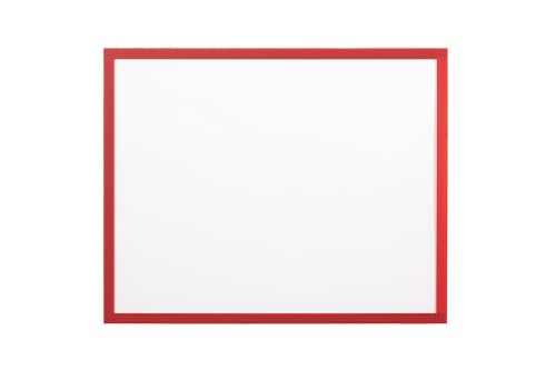 Bi-Office Dokumentenhalter - DIN A4 - Rot, selbstklebend - 5 stücke
