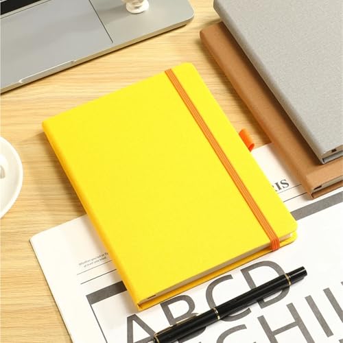 Notizbuch, PU-Leder-Taschen-Notizbuch, Hardcover-Schuber, 1 Stück(Brown)