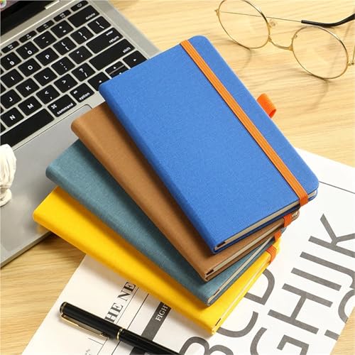 Notizbuch, PU-Leder-Taschen-Notizbuch, Hardcover-Schuber, 1 Stück(Brown)