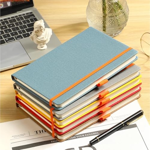 Notizbuch, PU-Leder-Taschen-Notizbuch, Hardcover-Schuber, 1 Stück(Brown)