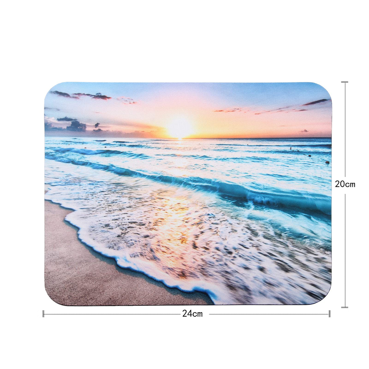Mousepad Gaming Office Mauspad mit Designs 24 x 20 x 0,3 cm für Computer, Laptop (5361)