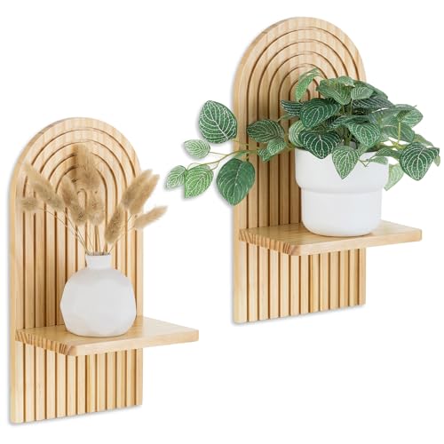 Wandregal Holz Boho Wanddeko, Kinderzimmer Regale Wand Deko