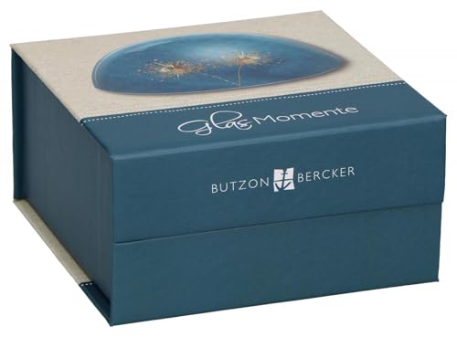 Butzon & Bercker Glas-Briefbeschwerer - 8 cm Pusteblume GlasMoment Objekt
