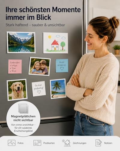 MYMIND® Magnetplättchen selbstklebend Magnet Klebepads 350 Stück