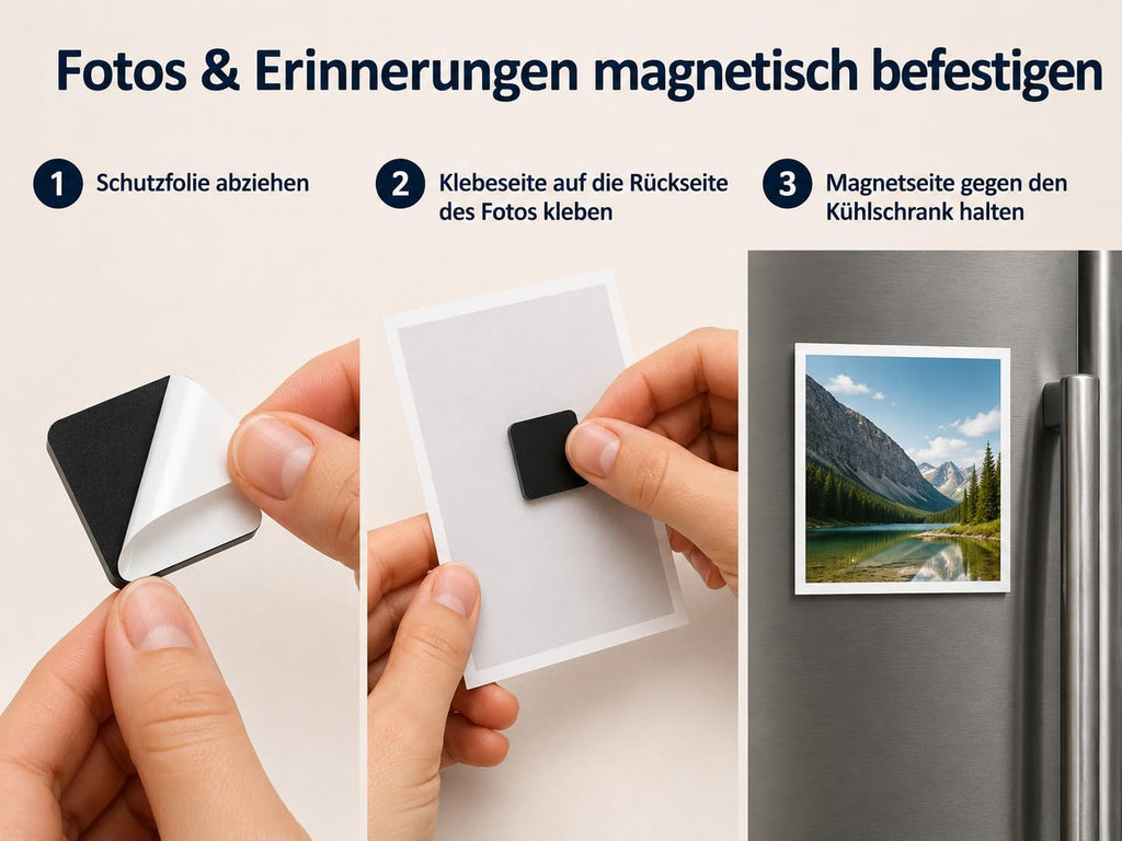 MYMIND® Magnetplättchen selbstklebend Magnet Klebepads 350 Stück