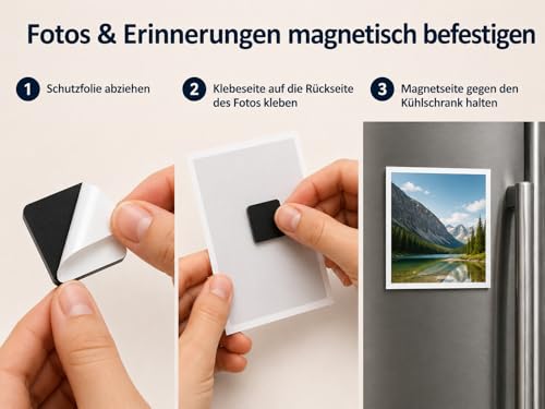 MYMIND® Magnetplättchen selbstklebend Magnet Klebepads 350 Stück