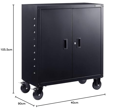 Arebos Aktenschrank | Büroschrank | Lagerschrank | Materialschrank