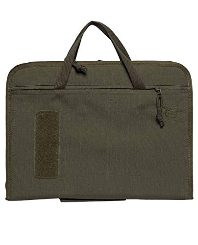 Tasmanian Tiger TT File Server MKII Din A4 Ringordner Schreibmappe, Organizer Dokumenten-Tasche mit integr. Ringordner & Klemmbrett (Oliv)