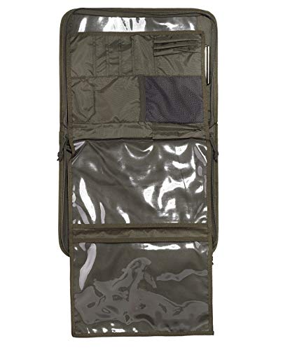 Tasmanian Tiger TT File Server MKII Din A4 Ringordner Schreibmappe, Organizer Dokumenten-Tasche mit integr. Ringordner & Klemmbrett (Oliv)