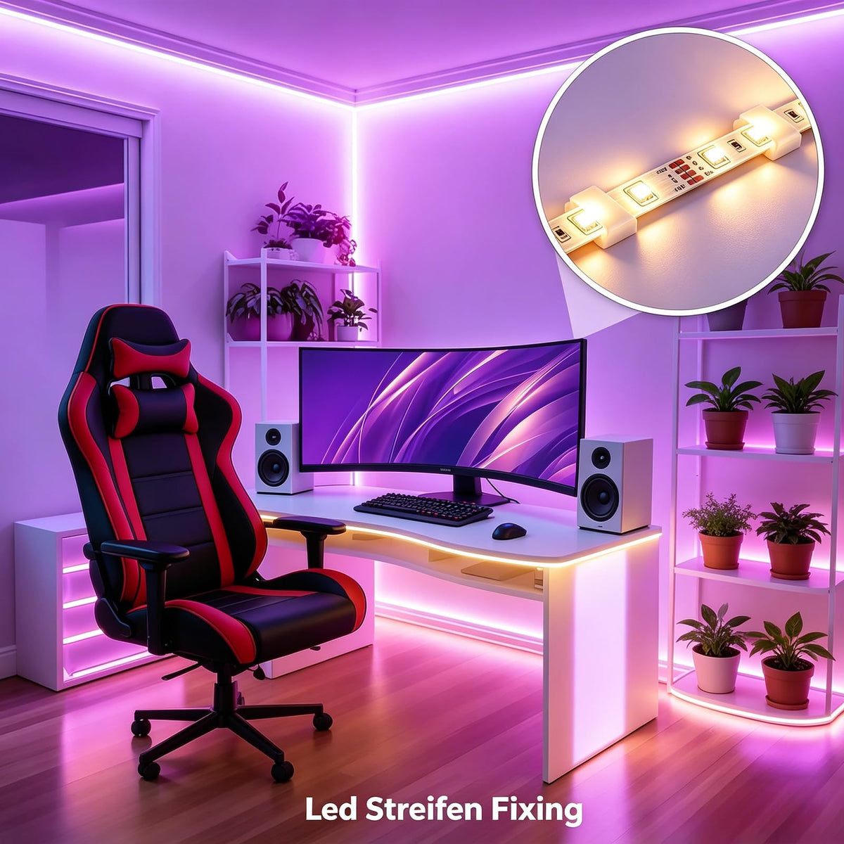 KLJ Kabelhalter selbstklebend Kabelclips Led Streifen Halterung 50 Stück