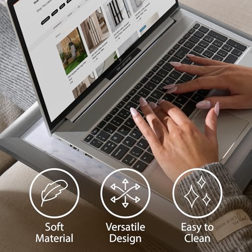 OHS Laptopkissen Knietablett mit Kissen Grau 44 x 33cm