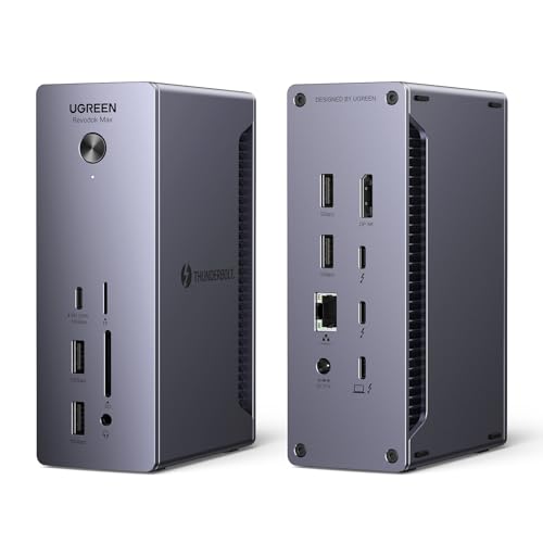 UGREEN Thunderbolt 4 Dock, 90W Aufladen, 40Gbps TBT4 Docking Station