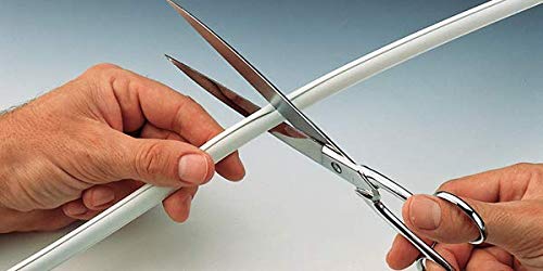 Inofix cablefix Selbstklebender Flexibler Kabelkanal 8 x 7 mm, 1m lang; 4er Set (weiß)