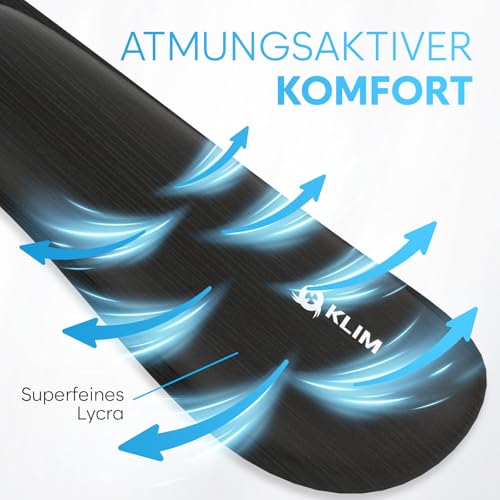 KLIM Wrist Rest - Handballenauflage Set für Tastatur und Maus - Gel Memory Foam - Ergonomische Handauflage für Tastatur und Mauspad - für Gaming und Büro - Schmerzfreie Handgelenke - Schwarz