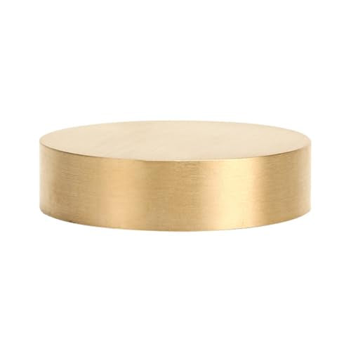 Sarini Briefbeschwerer aus Messing, chinesische Kalligraphie, Briefbeschwerer zum Halten von Papier, Messing, kreative runde Waage, Messing, Kalligraphie-Werkzeug, Bürobedarf, 4 cm
