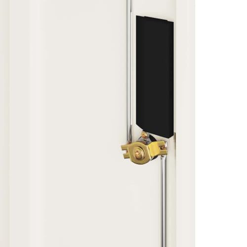Aktenschrank Weiß aus pulverbeschichtetem Stahl 79x40x90 cm mit Regal und abschließbarer Tür für Büro, Arbeitszimmer, Homeoffice, Verwaltung, Buchhaltung