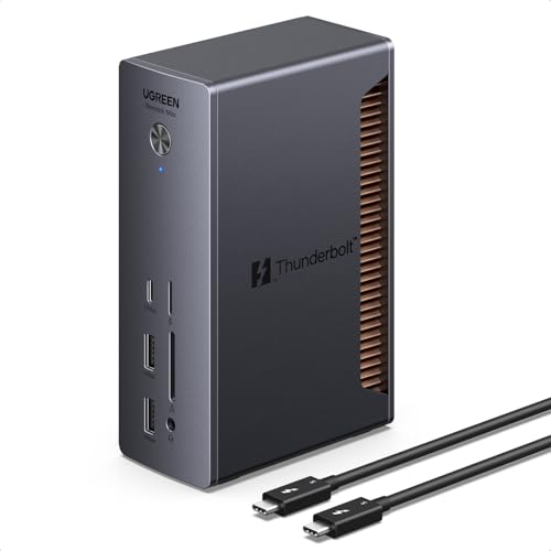 UGREEN Thunderbolt 5 Dock 3X TBT5 120Gbps, 140W Aufladen Docking Station