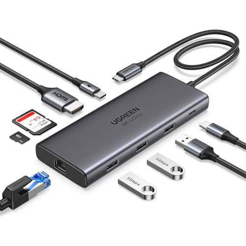 UGREEN Revodok Pro 109 USB C Hub 10Gbps Docking Station HDMI 4K@60Hz