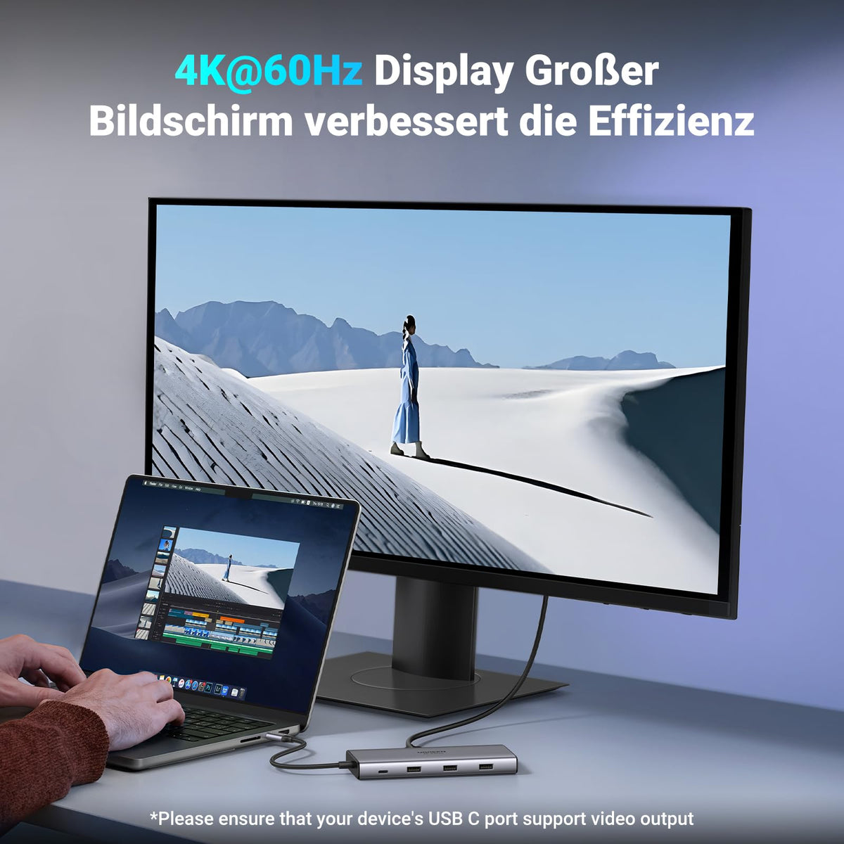 UGREEN Revodok Pro 109 USB C Hub 10Gbps Docking Station HDMI 4K@60Hz