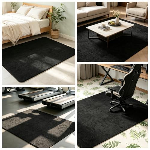 Bürostuhl Unterlage Schreibtischstuhl, 140X90cm Bodenschutzmatte Bürostuhl Teppich Unterlage, Kratzfest Bodenmatte Stuhlunterlage, Schreibtischstuhl Unterlage für Parkett und Hartböden
