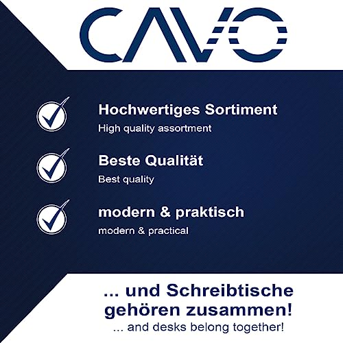 CAVO Dokumentenschublade abschließbar aus Stahl 740 x 250 mm