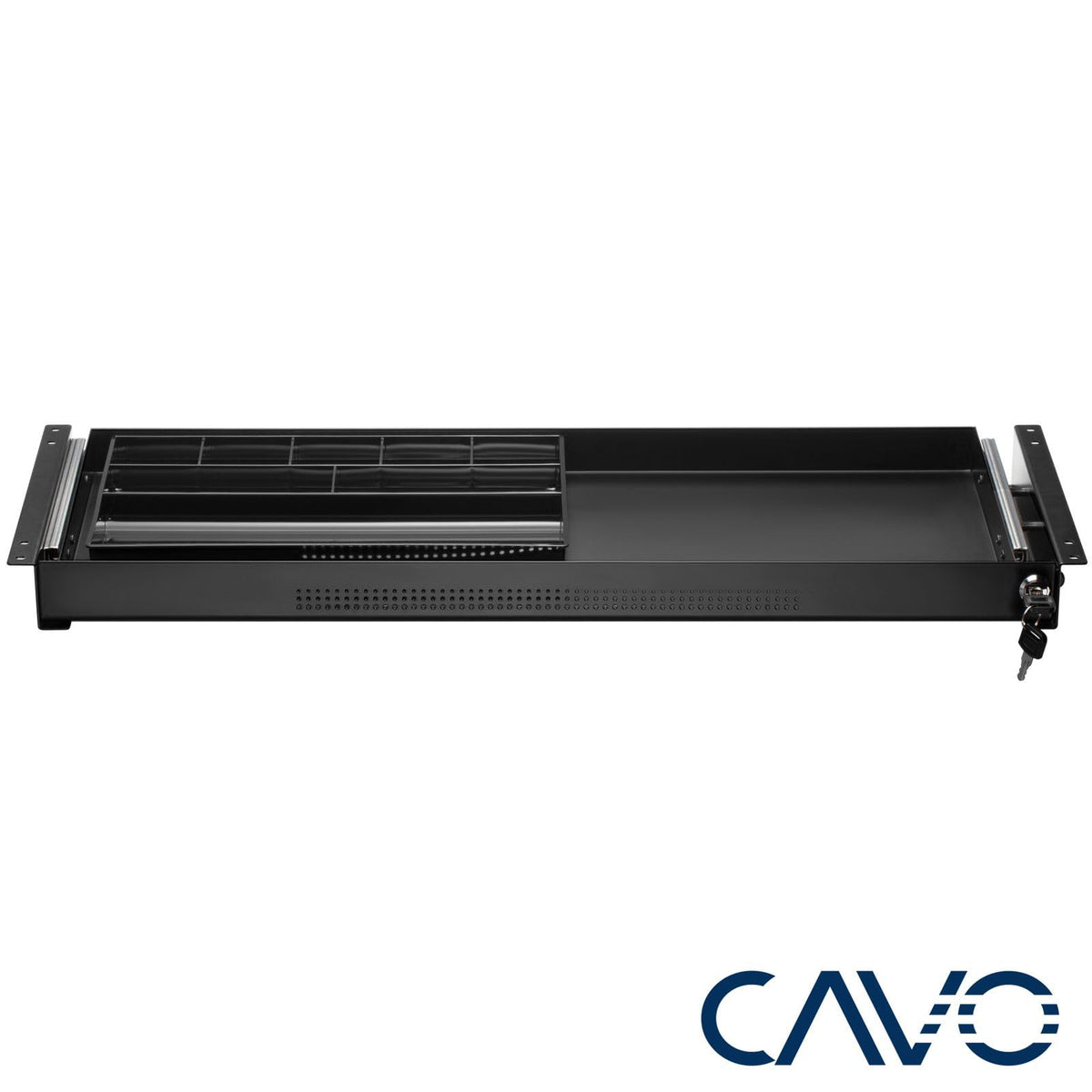 CAVO Dokumentenschublade abschließbar aus Stahl 740 x 250 mm
