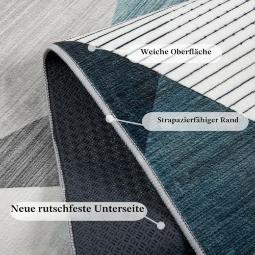 Bodenschutzmatte für Hartböden 120x150cm Stuhlunterlage Gaming Teppich Bodenschutzmatte Bürostuhl Matte Rechteckig Bodenmatte rutschfest Bürostuhlunterlage Stuhlmatten (Mehrfarbig-1)