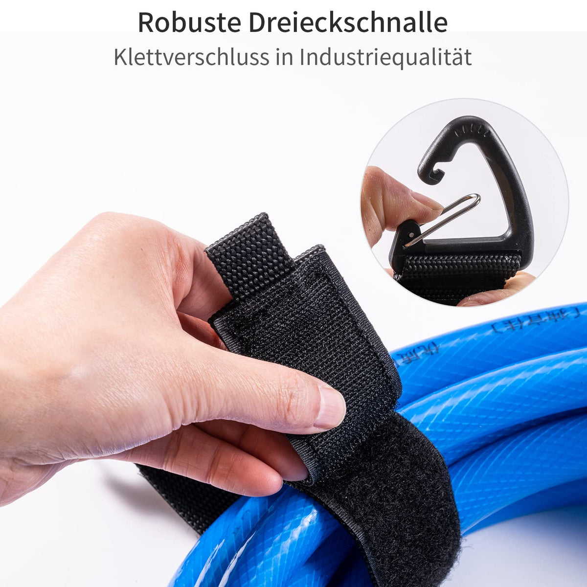 Verlängerungskabel-Organizer & Aufhänger, Klettband-Kabelbinder-Set