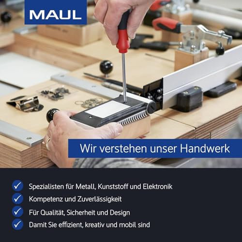 MAUL Whiteboard weiß 20x30 MAULprimo Magnethaftend beidseitig flexibel