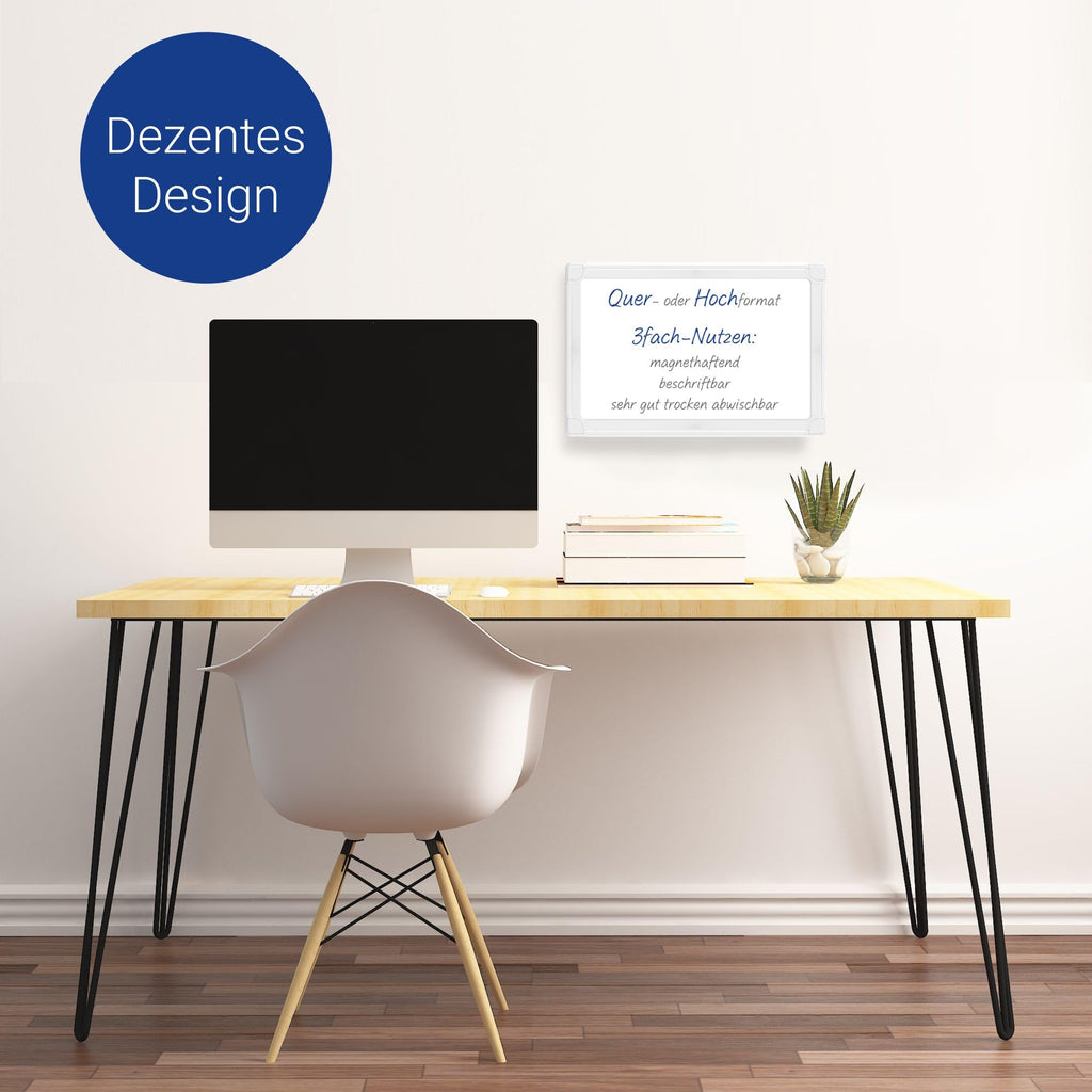MAUL Whiteboard weiß 20x30 MAULprimo Magnethaftend beidseitig flexibel