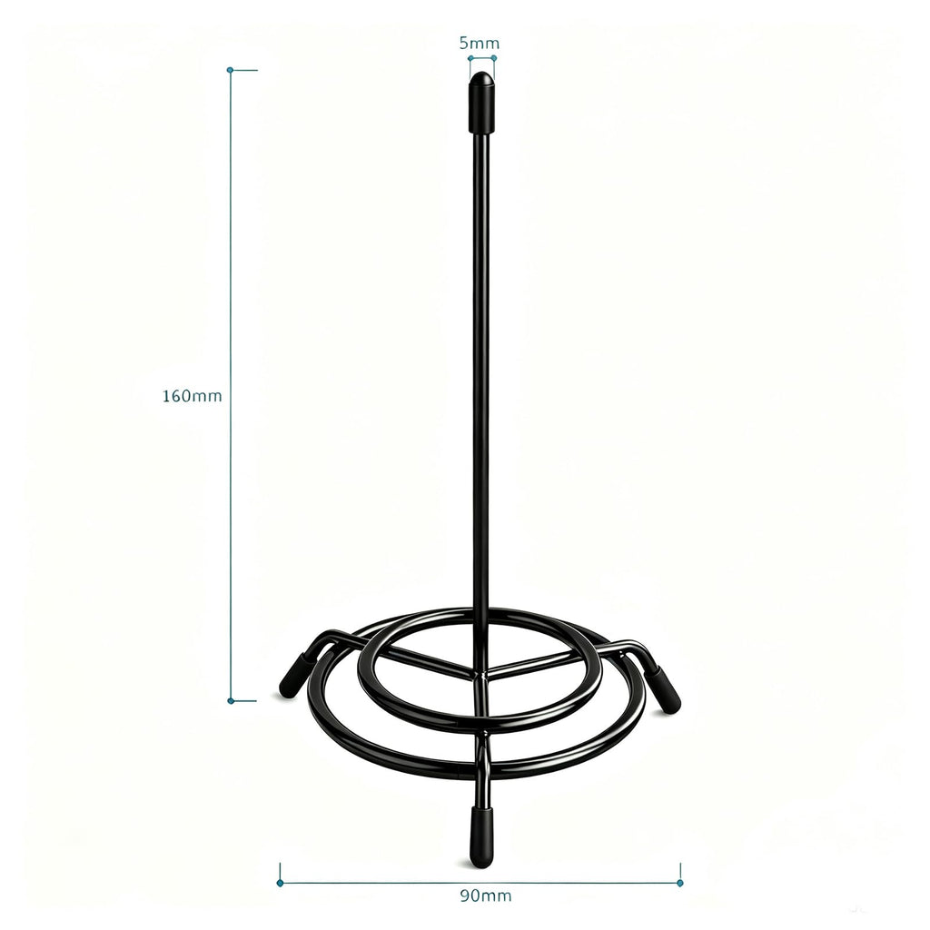 2 Stücke Zettelspießer Bonhalter,Zettelhalter,Quittung Clips (Schwarz)
