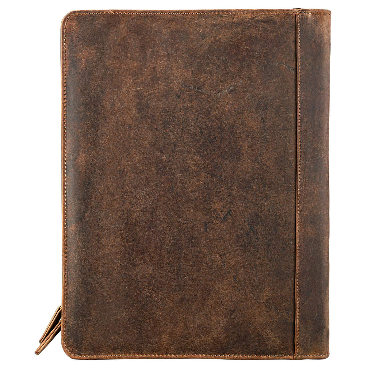 STILORD 'Julius' Vintage Konferenzmappe Leder Schreibmappe Aktenmappe Dokumentenmappe A4 Organizer 12 Zoll Tablettasche echtes Rindsleder, Farbe:mittel - braun
