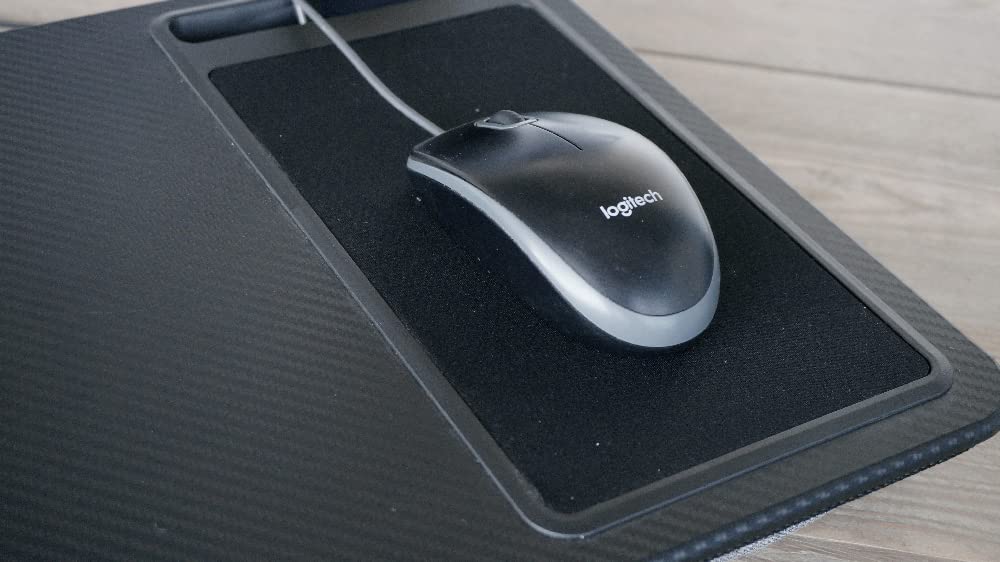 Vivol Laptopunterlage für Bett mit Mausunterlage - Laptop Kissen für max. 17 Zoll Notebook - Inkl. Telfonhalter