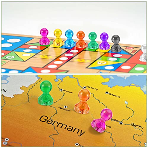 Gowkeey Magnet 100 PCS Mini Magnete für Whiteboard,Magnete für Magnettafel